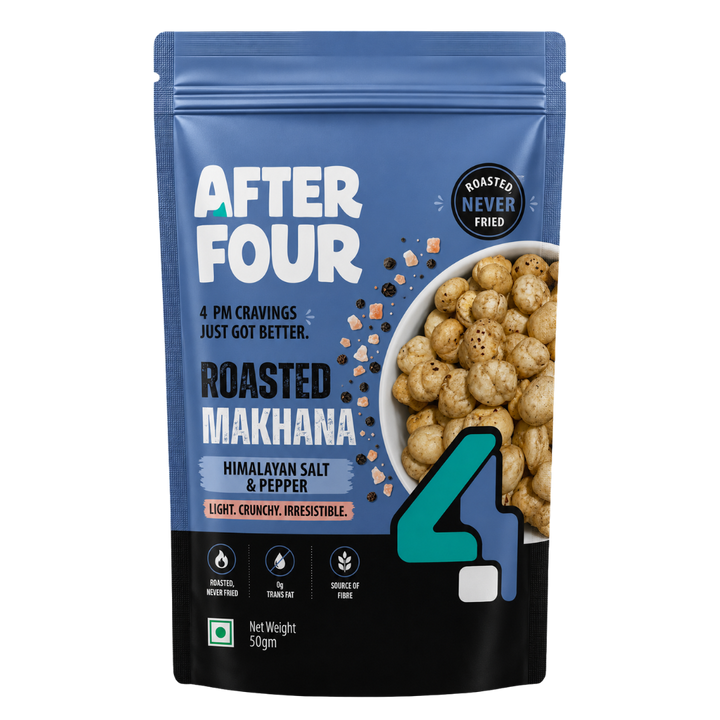 Roasted Makhana - Himalayan Salt & Pepper